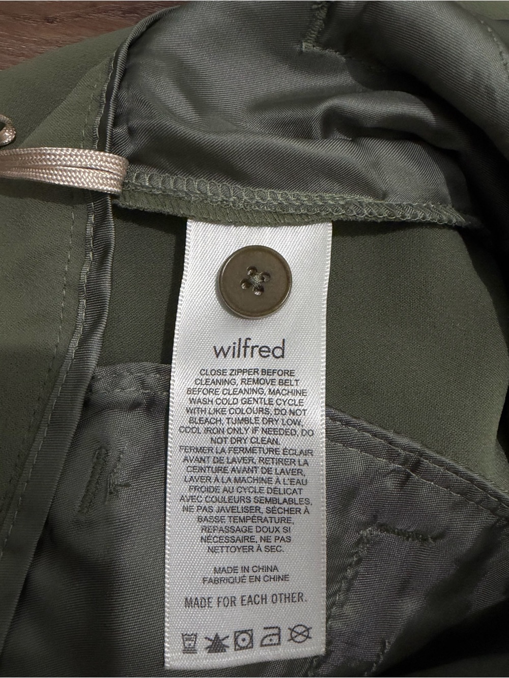 Aritzia Wilfred Cropped Tailored Pants – Size 4 - Picture 4 of 5